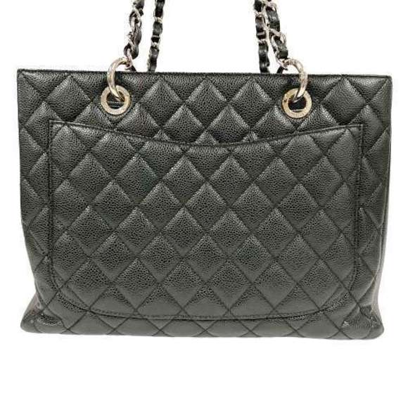 Chanel GST Chain Tote Bag Caviar Skin Black - Picture 2 of 16